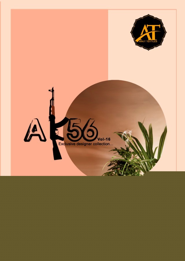 Ak-56 Vol-16 By Ankit Textile 1601 To 1609 Series Beautiful Designer Collection Suits Stylish Fancy Colorful Party Wear & Ethnic Wear Cotton Cambric Printed Dresses At Wholesale Price