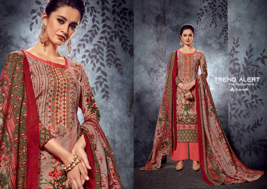 Alaska By Sb Trendz 4091 To 4100 Series Pakistani Suits Beautiful Stylish Fancy Colorful Designer Party Wear & Ethnic Wear Cambric Cotton Embroidered Dresses At Wholesale Price