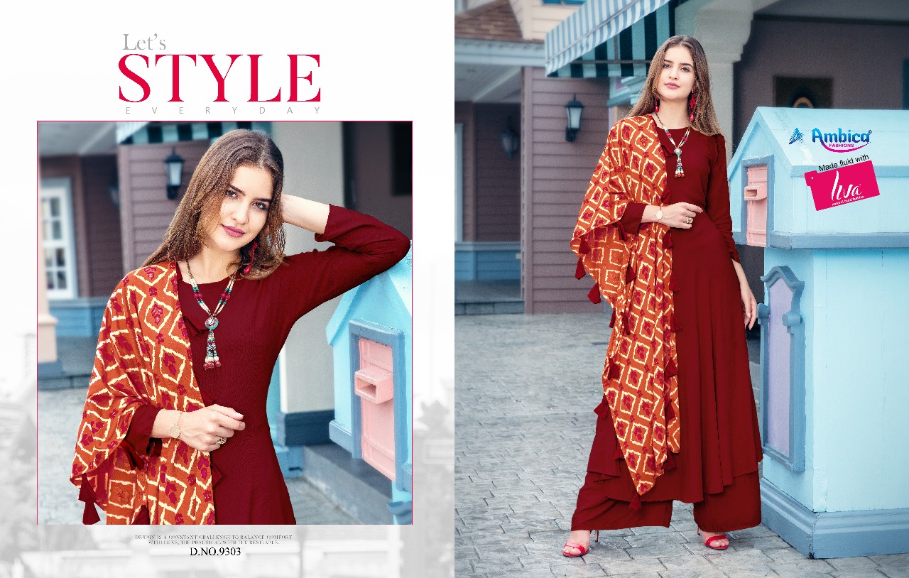 Alina By Ambica Fashon 9301 To 9310 Series Designer Beautiful Stylish Fancy Colorful Casual Wear & Ethnic Wear & Ready To Wear Rayon Kurtis At Wholesale Price
