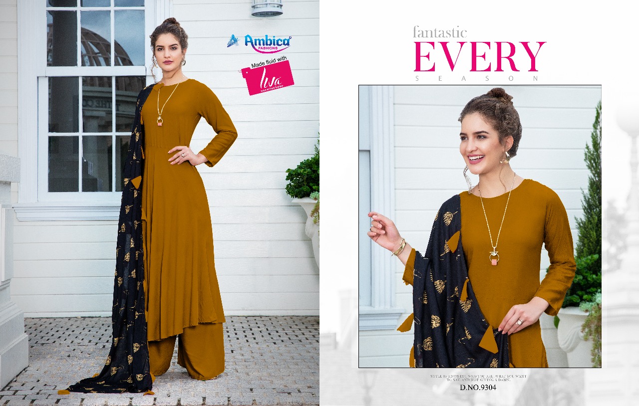 Alina By Ambica Fashon 9301 To 9310 Series Designer Beautiful Stylish Fancy Colorful Casual Wear & Ethnic Wear & Ready To Wear Rayon Kurtis At Wholesale Price