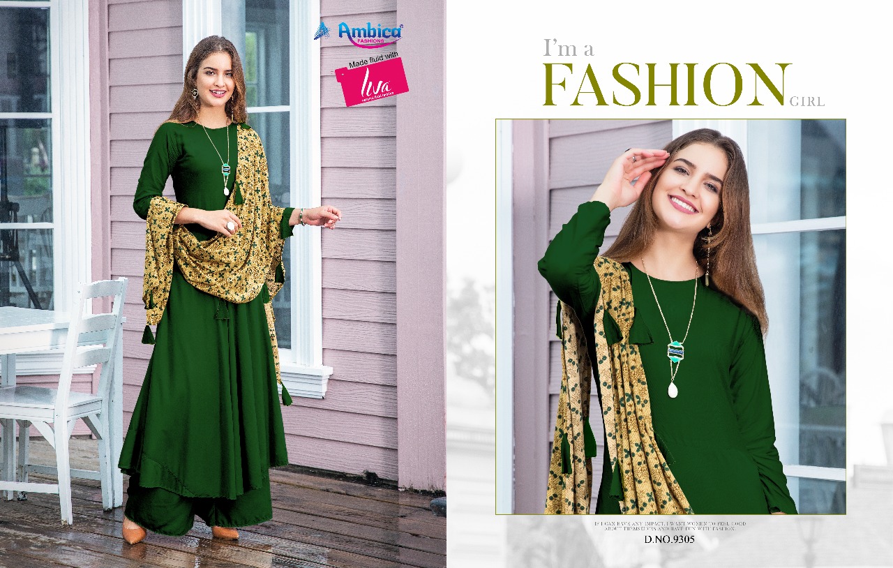 Alina By Ambica Fashon 9301 To 9310 Series Designer Beautiful Stylish Fancy Colorful Casual Wear & Ethnic Wear & Ready To Wear Rayon Kurtis At Wholesale Price