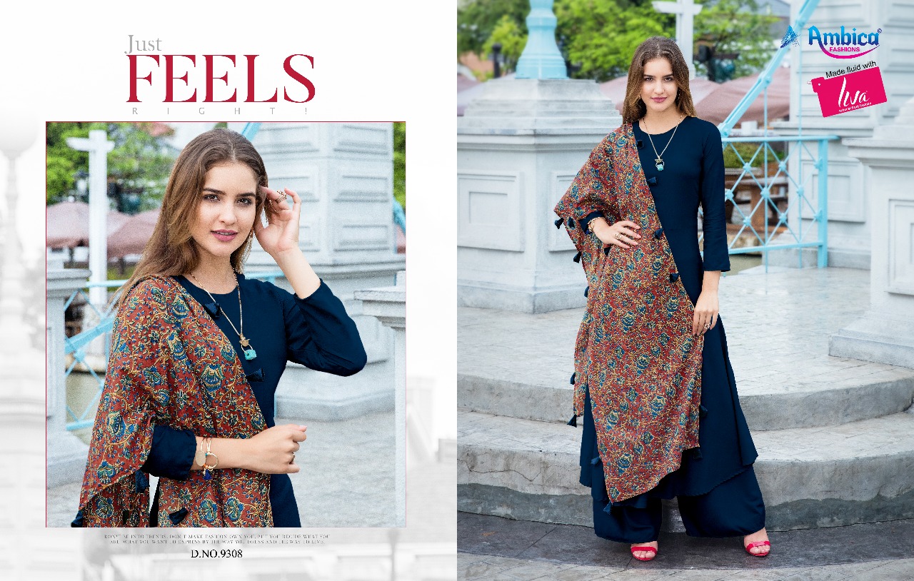 Alina By Ambica Fashon 9301 To 9310 Series Designer Beautiful Stylish Fancy Colorful Casual Wear & Ethnic Wear & Ready To Wear Rayon Kurtis At Wholesale Price