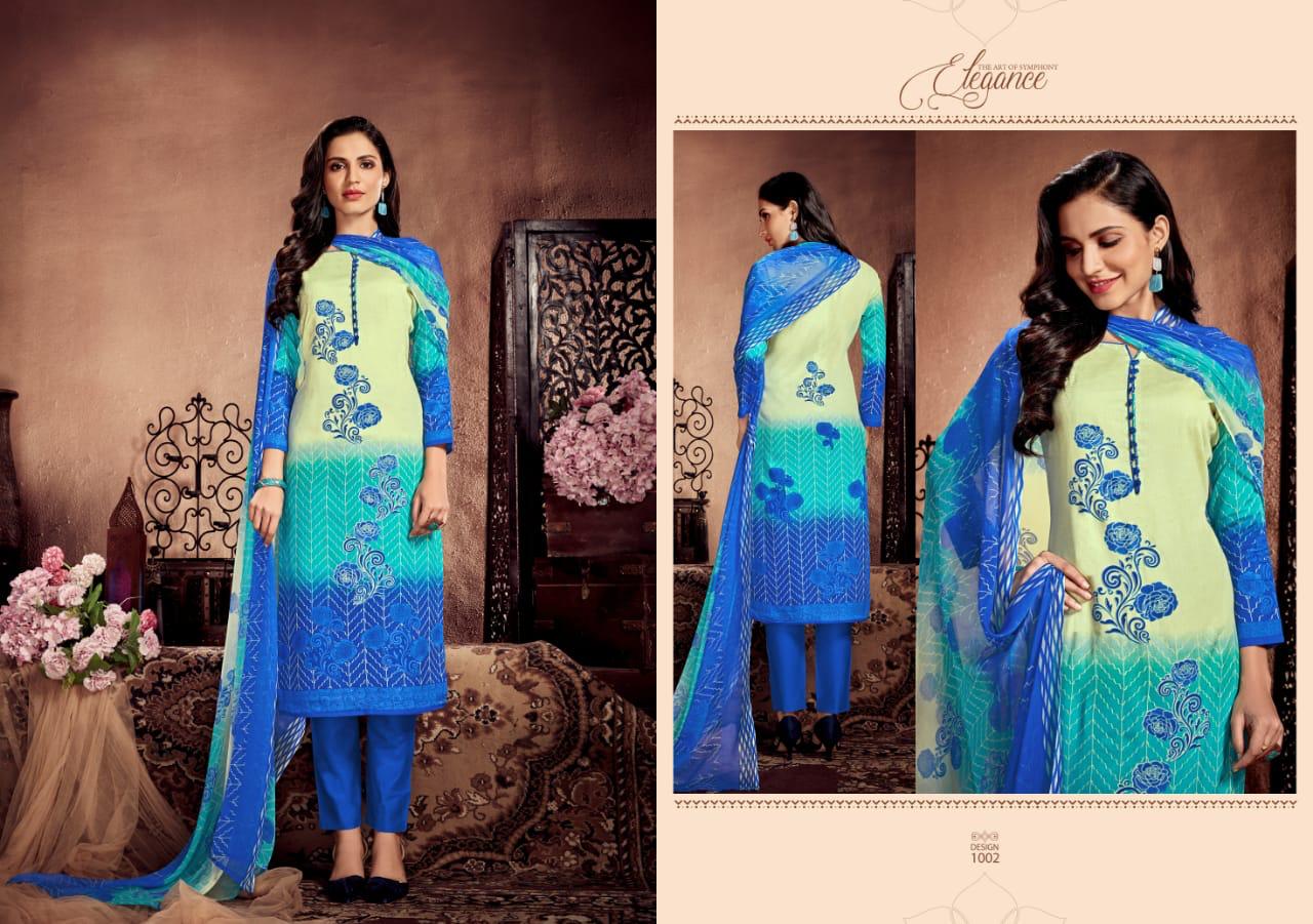 Alinaa Vol-13 By Ritu International 1001 To 1010 Series Designer Beautiful Fancy Colorful Stylish Wedding Wear Collection Party Wear & Occasional Wear Pure Glace Cotton Digital Style Print Dresses At Wholesale Price