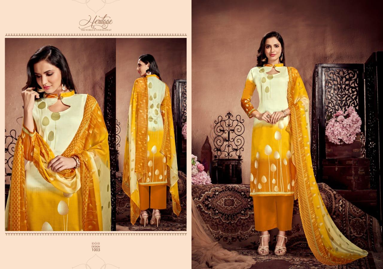 Alinaa Vol-13 By Ritu International 1001 To 1010 Series Designer Beautiful Fancy Colorful Stylish Wedding Wear Collection Party Wear & Occasional Wear Pure Glace Cotton Digital Style Print Dresses At Wholesale Price