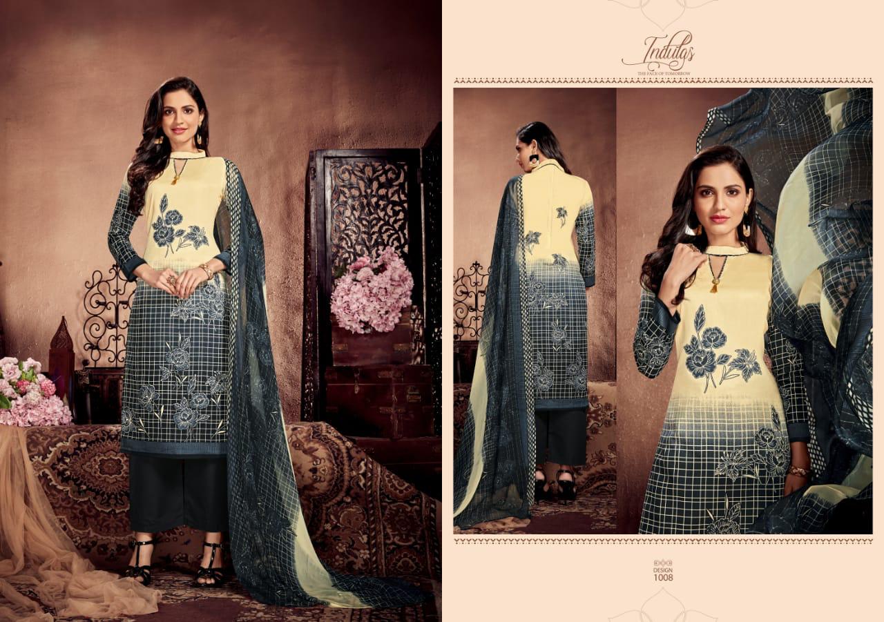 Alinaa Vol-13 By Ritu International 1001 To 1010 Series Designer Beautiful Fancy Colorful Stylish Wedding Wear Collection Party Wear & Occasional Wear Pure Glace Cotton Digital Style Print Dresses At Wholesale Price