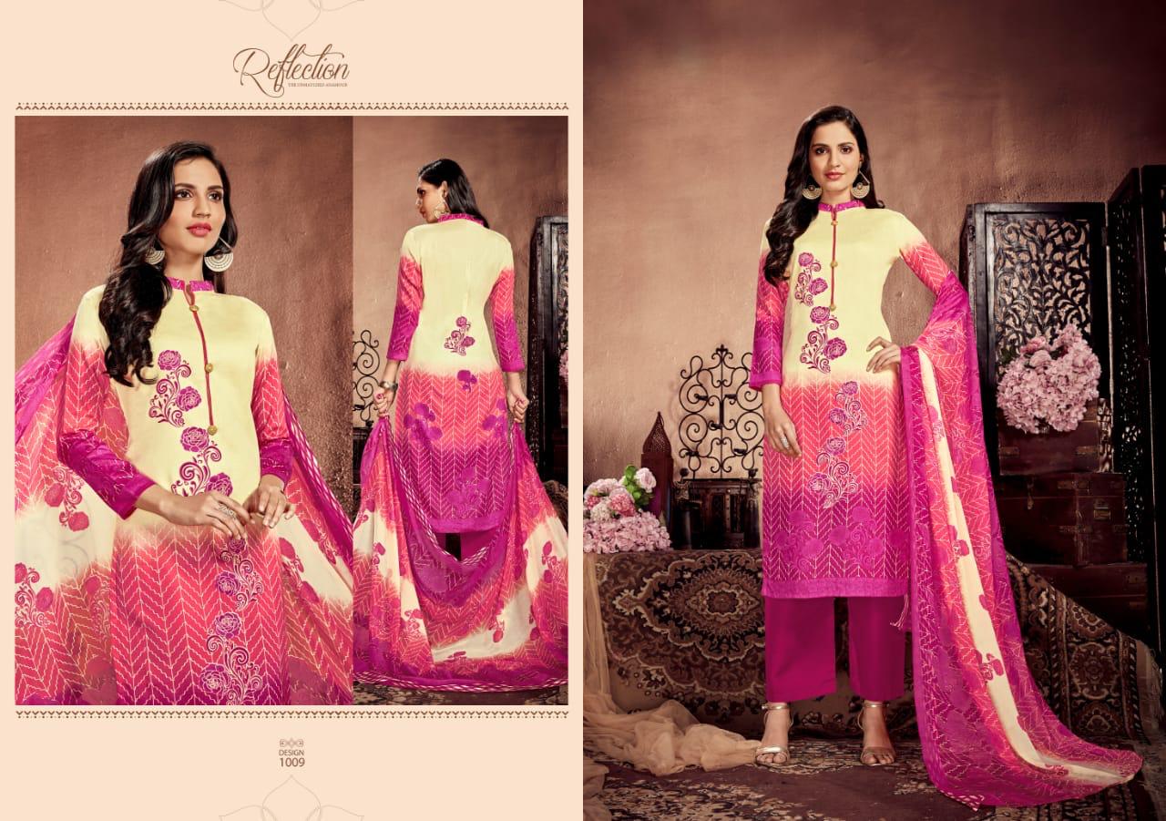 Alinaa Vol-13 By Ritu International 1001 To 1010 Series Designer Beautiful Fancy Colorful Stylish Wedding Wear Collection Party Wear & Occasional Wear Pure Glace Cotton Digital Style Print Dresses At Wholesale Price
