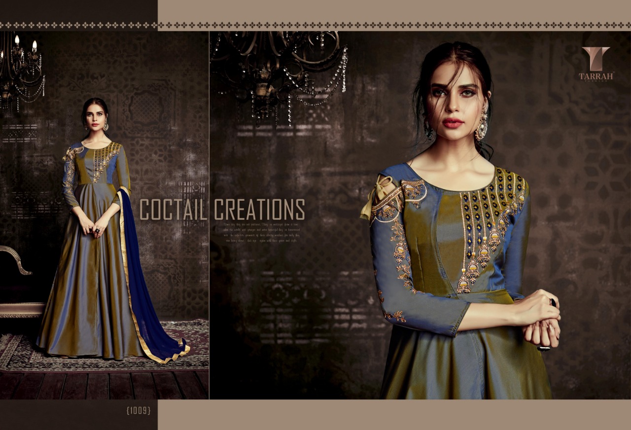 Alinaa Vol-2 By Tarrah Fashion 1009 To 1016 Series Designer Bridal Wear Collection Beautiful Stylish Fancy Colorful Party Wear & Occasional Wear Tapeta Silk Dresses/ Gowns At Wholesale Price