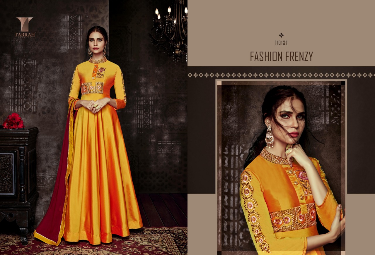 Alinaa Vol-2 By Tarrah Fashion 1009 To 1016 Series Designer Bridal Wear Collection Beautiful Stylish Fancy Colorful Party Wear & Occasional Wear Tapeta Silk Dresses/ Gowns At Wholesale Price