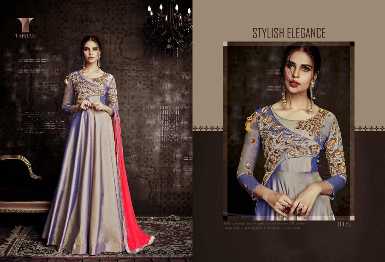 Alinaa Vol-2 By Tarrah Fashion 1009 To 1016 Series Designer Bridal Wear Collection Beautiful Stylish Fancy Colorful Party Wear & Occasional Wear Tapeta Silk Dresses/ Gowns At Wholesale Price