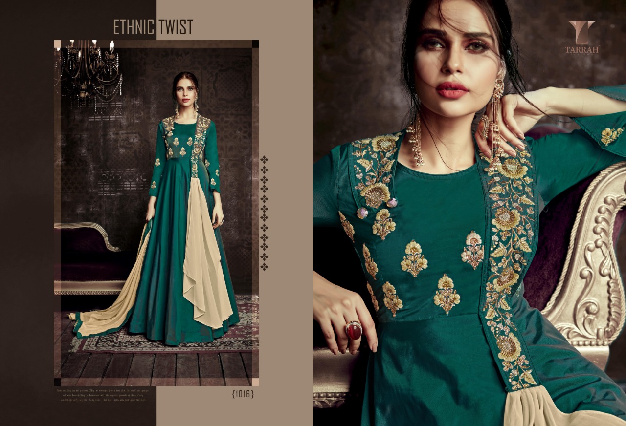 Alinaa Vol-2 By Tarrah Fashion 1009 To 1016 Series Designer Bridal Wear Collection Beautiful Stylish Fancy Colorful Party Wear & Occasional Wear Tapeta Silk Dresses/ Gowns At Wholesale Price