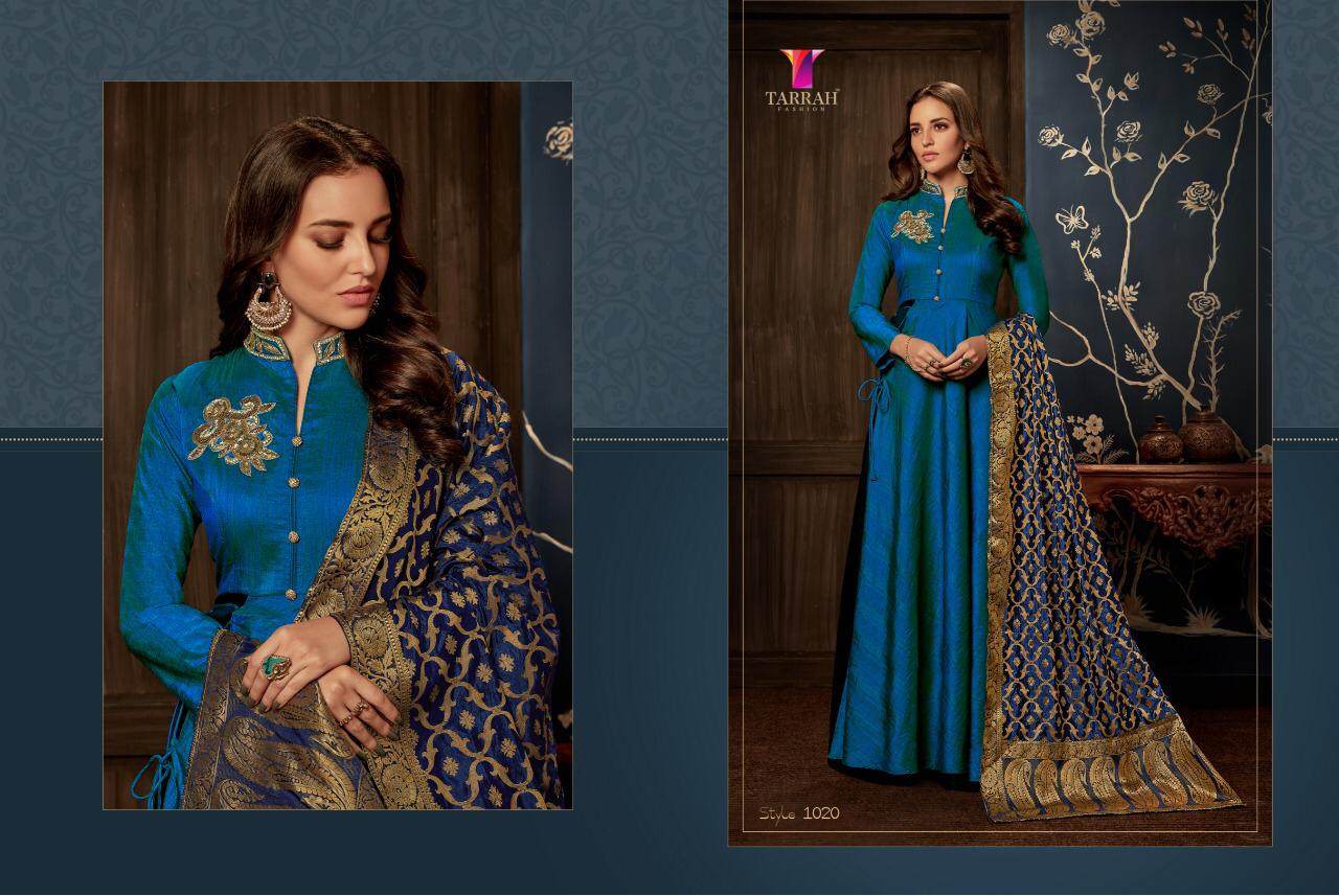 Alinaa Vol-3 By Tarrah Fashion 1017 To 1024 Series Designer Bridal Wear Collection Beautiful Stylish Fancy Colorful Party Wear & Occasional Wear Tapeta Silk Dresses/ Gowns At Wholesale Price