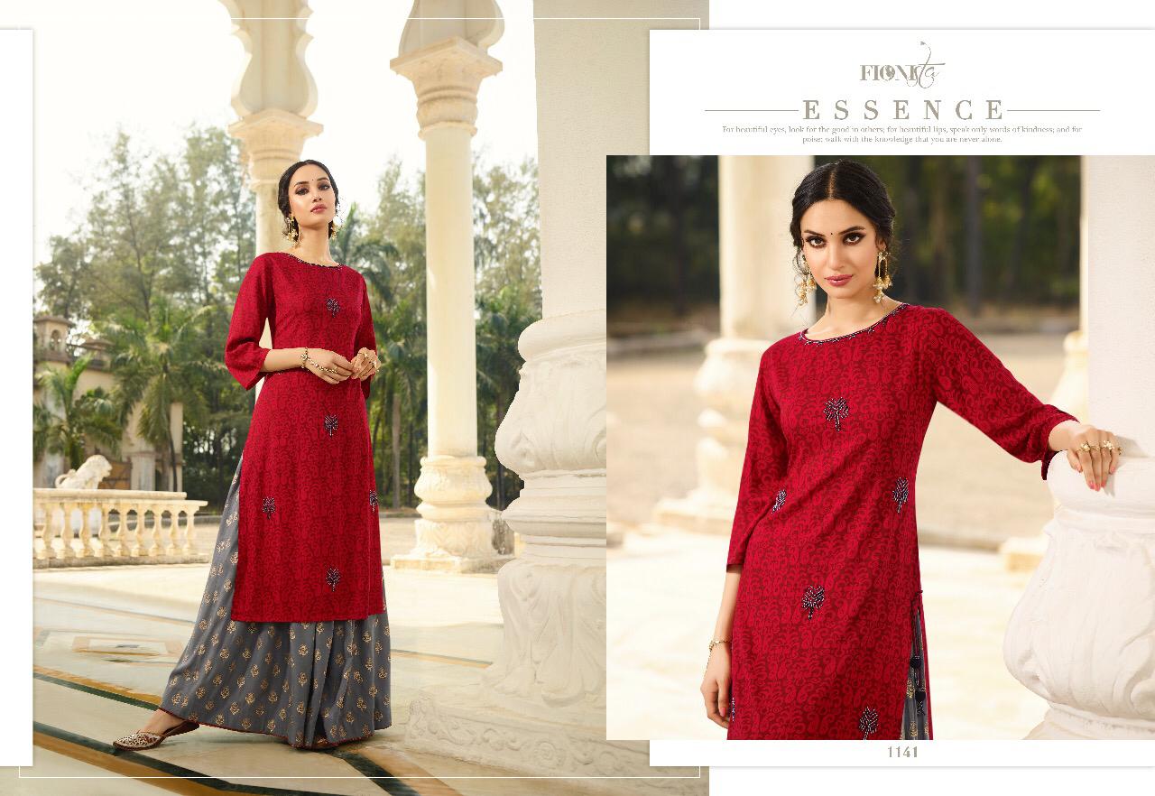Alisha By Fionista 1041 To 1048 Series Beautiful Stylish Fancy Colorful Designer Party Wear & Ethnic Wear & Ready To Wear Crepe Digital Kurtis With Bottoms At Wholesale Price