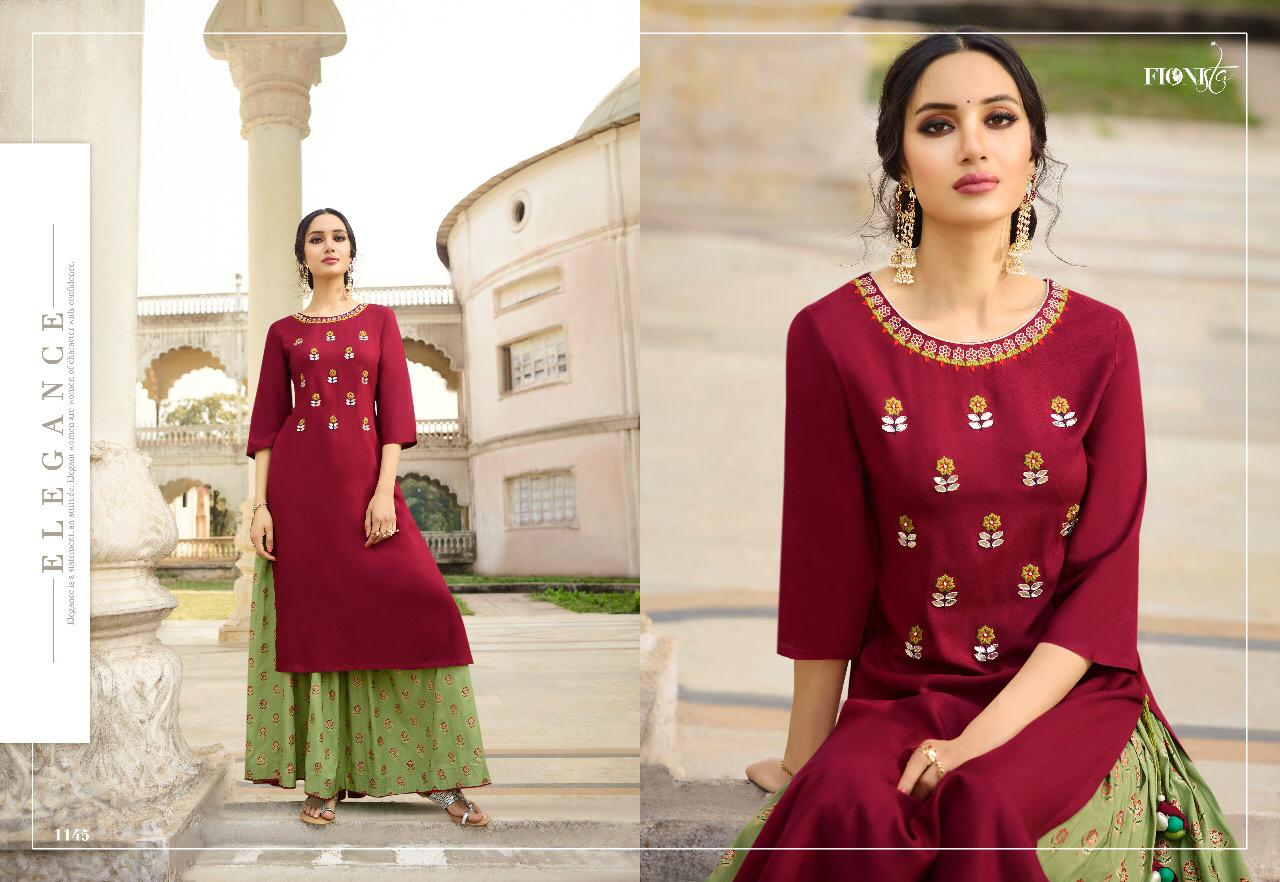 Alisha By Fionista 1041 To 1048 Series Beautiful Stylish Fancy Colorful Designer Party Wear & Ethnic Wear & Ready To Wear Crepe Digital Kurtis With Bottoms At Wholesale Price