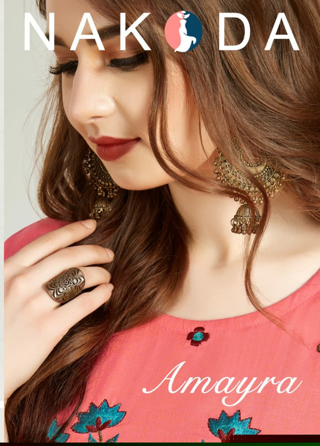Amayra By Rooi Designer  1001 To 1006 Series Beautiful Stylish Colorful Fancy Party Wear & Ethnic Wear & Ready To Wear Rayon / Slub/ Two Tone  Kurtis With Inner At Wholesale Price