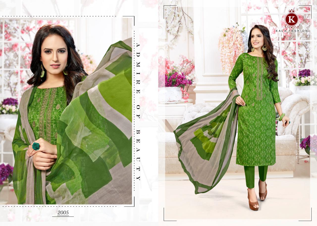 Amore Vol-2 By Kala Fashion 2001 To 2006 Series Beautiful Suits Collection Beautiful Stylish Fancy Colorful Casual Wear & Ethnic Wear Pure Jam Satin Print With Embroidery Dresses At Wholesale Price Download Image Zip
