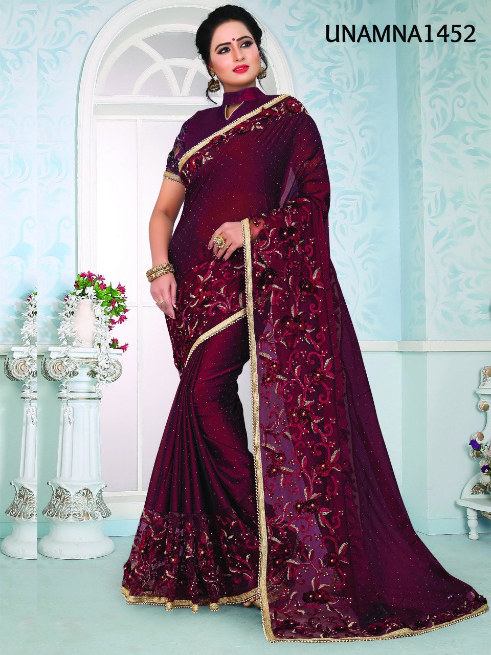 Amorina By Fashid Wholesale 1451 To 1460 Series Indian Traditional Wear Collection Beautiful Stylish Fancy Colorful Party Wear & Occasional Wear Rangoli Silk Sarees At Wholesale Price