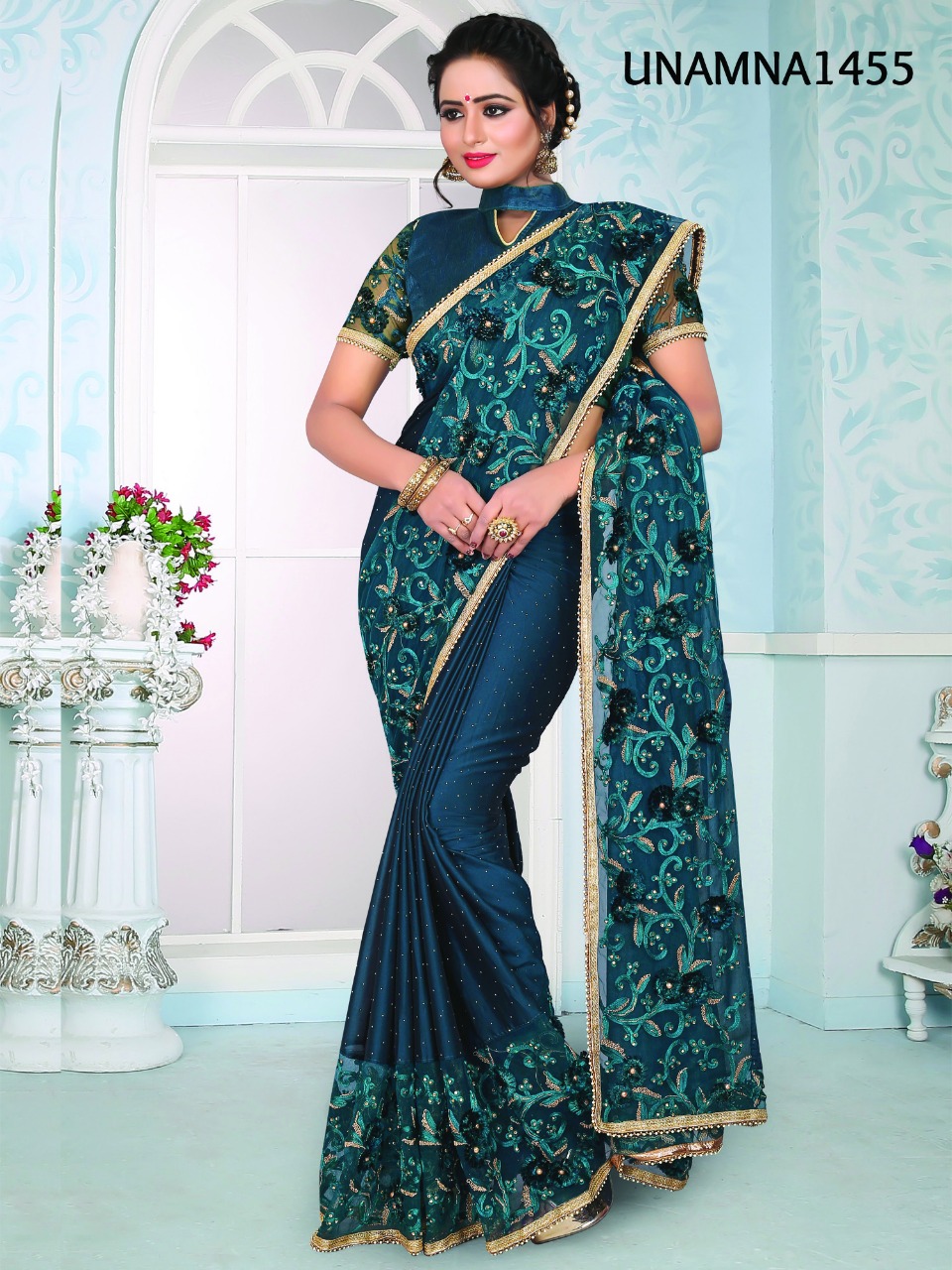 Amorina By Fashid Wholesale 1451 To 1460 Series Indian Traditional Wear Collection Beautiful Stylish Fancy Colorful Party Wear & Occasional Wear Rangoli Silk Sarees At Wholesale Price