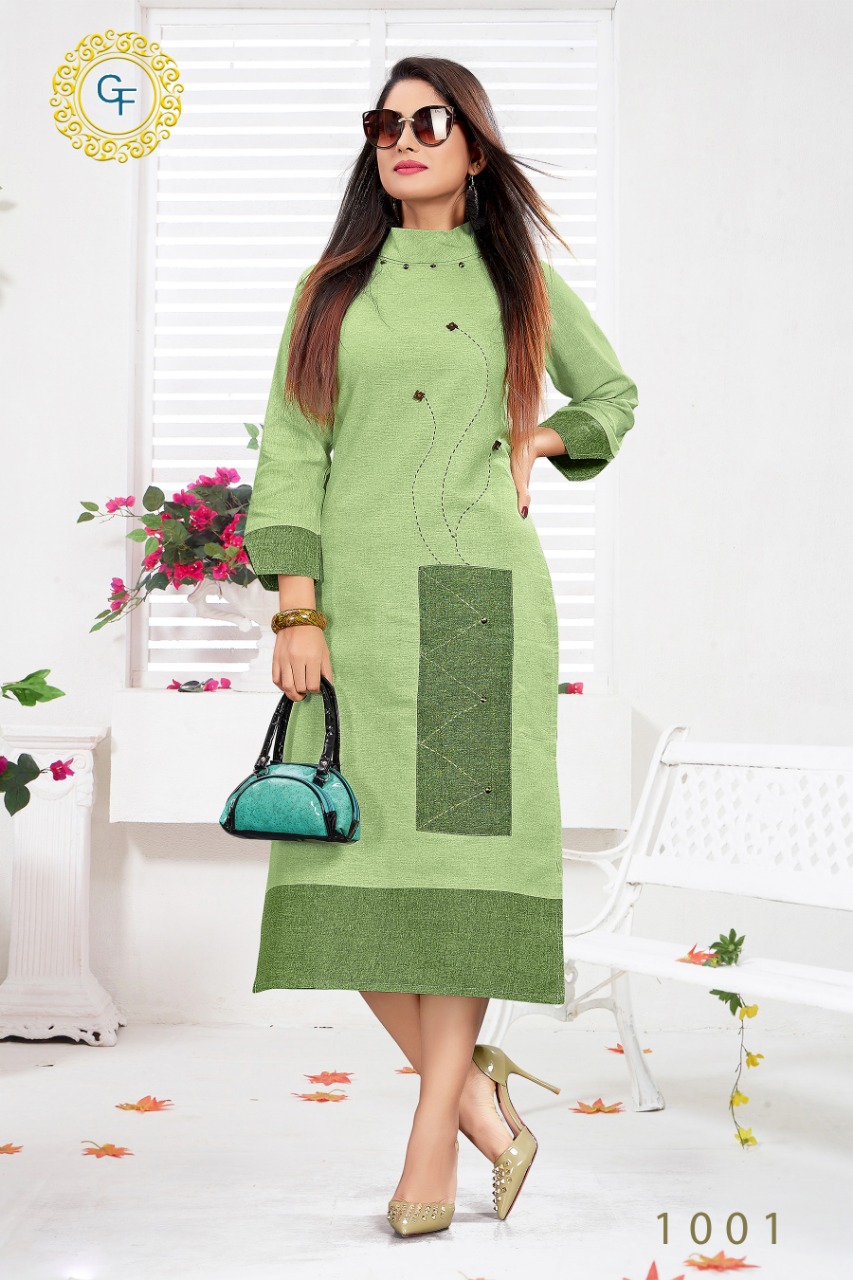 Ananya By Gopinath Fashion 1001 To 1006 Series Stylish Fancy Beautiful Colorful Casual Wear & Ethnic Wear Cotton Printed Kurtis At Wholesale Price