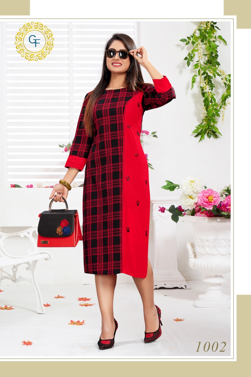 Ananya By Gopinath Fashion 1001 To 1006 Series Stylish Fancy Beautiful Colorful Casual Wear & Ethnic Wear Cotton Printed Kurtis At Wholesale Price