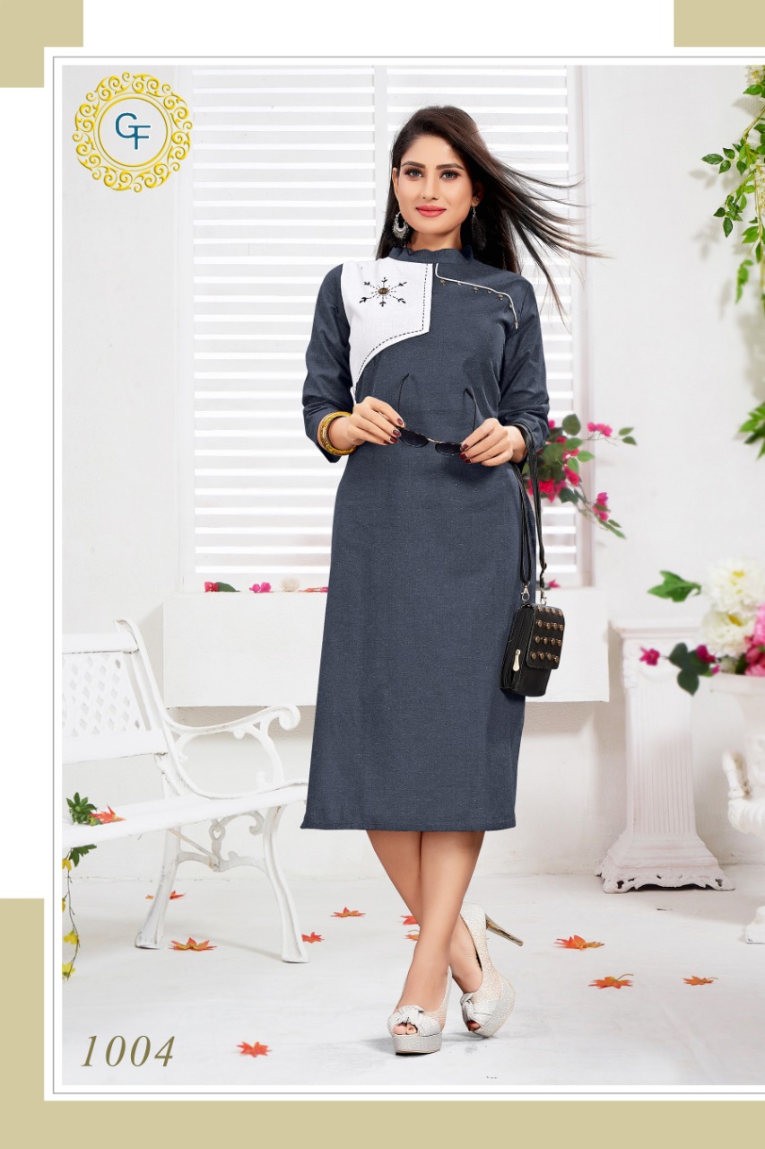 Ananya By Gopinath Fashion 1001 To 1006 Series Stylish Fancy Beautiful Colorful Casual Wear & Ethnic Wear Cotton Printed Kurtis At Wholesale Price
