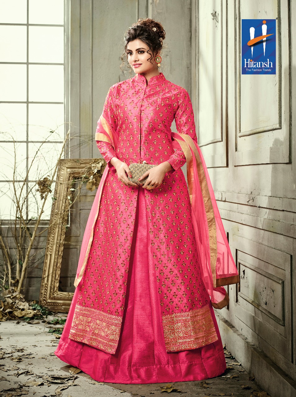 Ananya By Hitansh Fashion 1001 To 1010 Series Designer Wedding Collection Beautiful Fancy Colorful Stylish Party Wear & Occasional Wear Fancy Silk Dresses At Wholesale Price