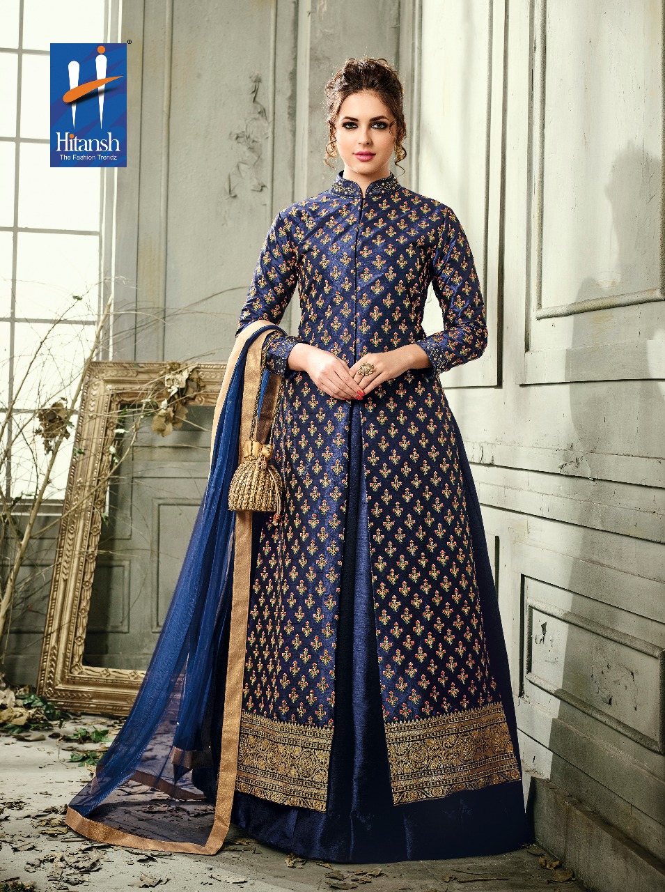 Ananya By Hitansh Fashion 1001 To 1010 Series Designer Wedding Collection Beautiful Fancy Colorful Stylish Party Wear & Occasional Wear Fancy Silk Dresses At Wholesale Price