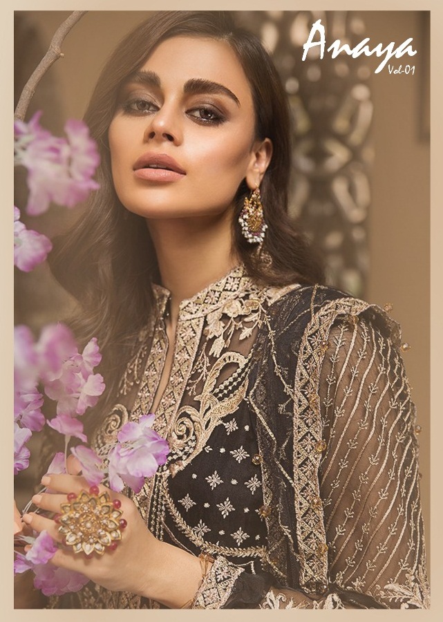 Anaya By Kaara Suit 6001 To 6005 Series Designer Pakistani Suits Colorful Stylish Fancy Beautiful Collection Casual Wear & Ethnic Wear Georgette Embroidered Dresses At Wholesale Price