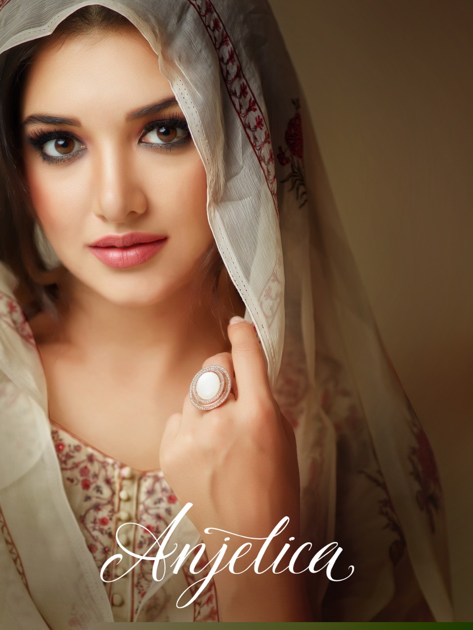 Anjelika By Smaira Fashion 405 To 413 Series Designer Suits Beautiful Stylish Fancy Colorful Party Wear & Ethnic Wear Pure Cambric Cotton Digital Print With Heavy Diamond Dresses At Wholesale Price