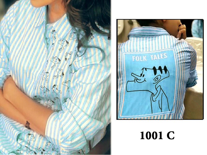 Anushka By Kaamiri 1001-a To 1001-d Series Beautiful Colorful Stylish Fancy Casual Wear & Ethnic Wear & Ready To Wear Pure Heavy Maslin Digital Printed Kurtis At Wholesale Price
