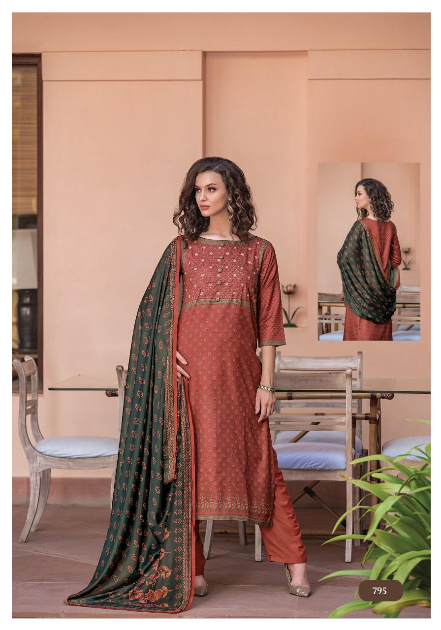 Aradhna By Sri 794 To 801 Series Beautiful Collection Suits Stylish Fancy Colorful Party Wear & Ethnic Wear Chandra Silk Printed Dresses At Wholesale Price