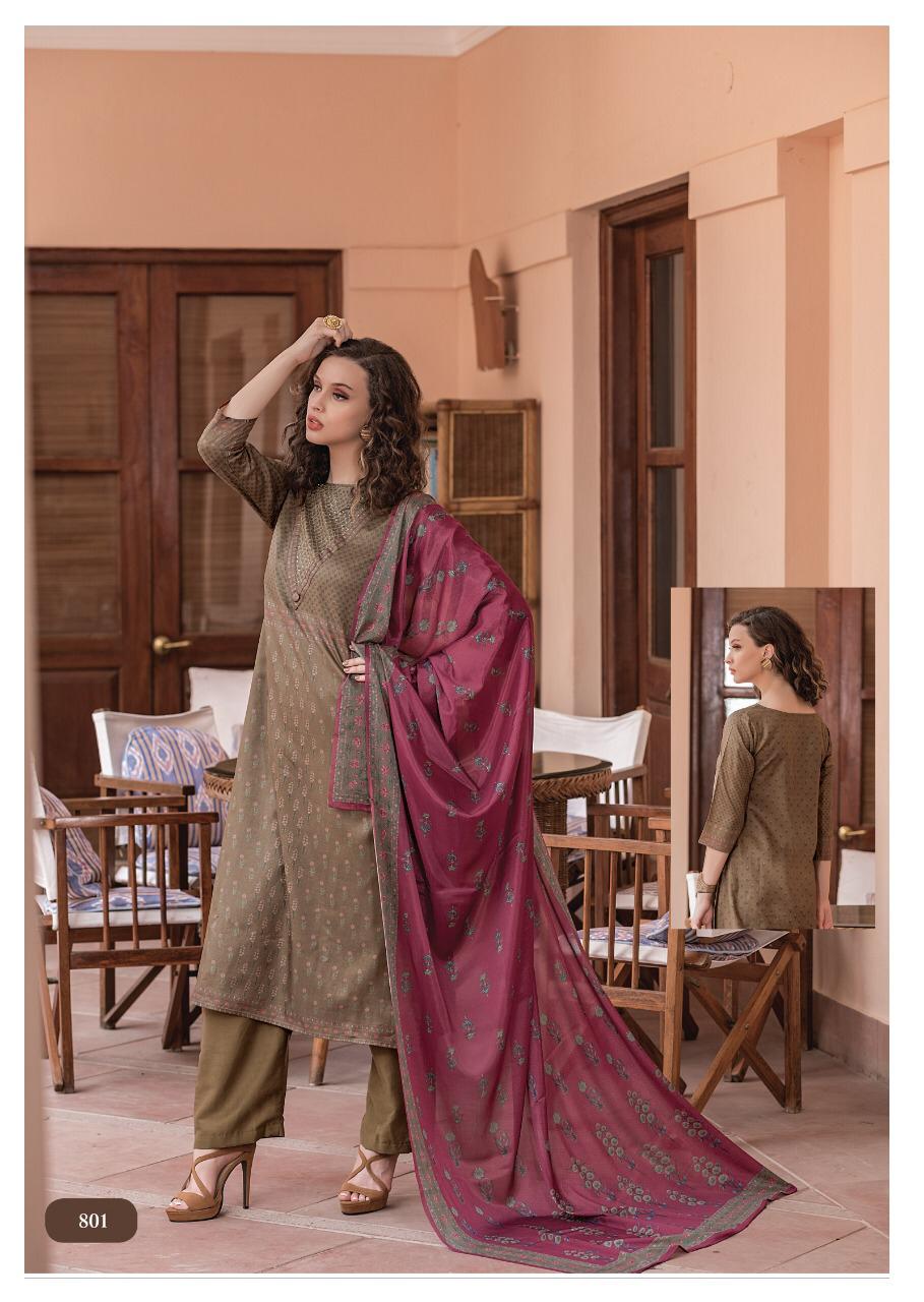 Aradhna By Sri 794 To 801 Series Beautiful Collection Suits Stylish Fancy Colorful Party Wear & Ethnic Wear Chandra Silk Printed Dresses At Wholesale Price