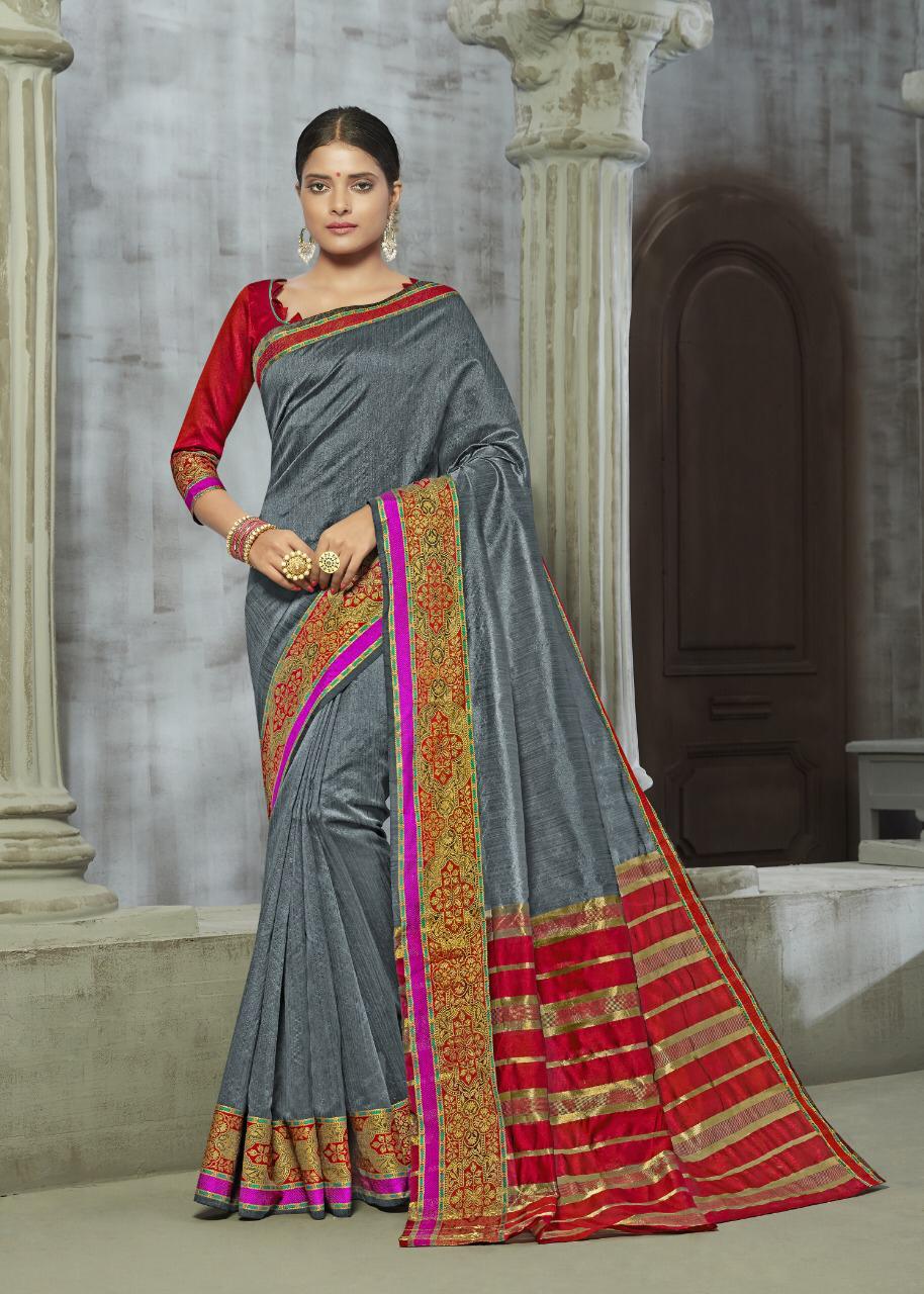 Arani Silk By Fashid Wholesale 46001 To 46012 Series Indian Traditional Wear Collection Beautiful Stylish Fancy Colorful Party Wear & Occasional Wear Chanderi Cotton Sarees At Wholesale Price