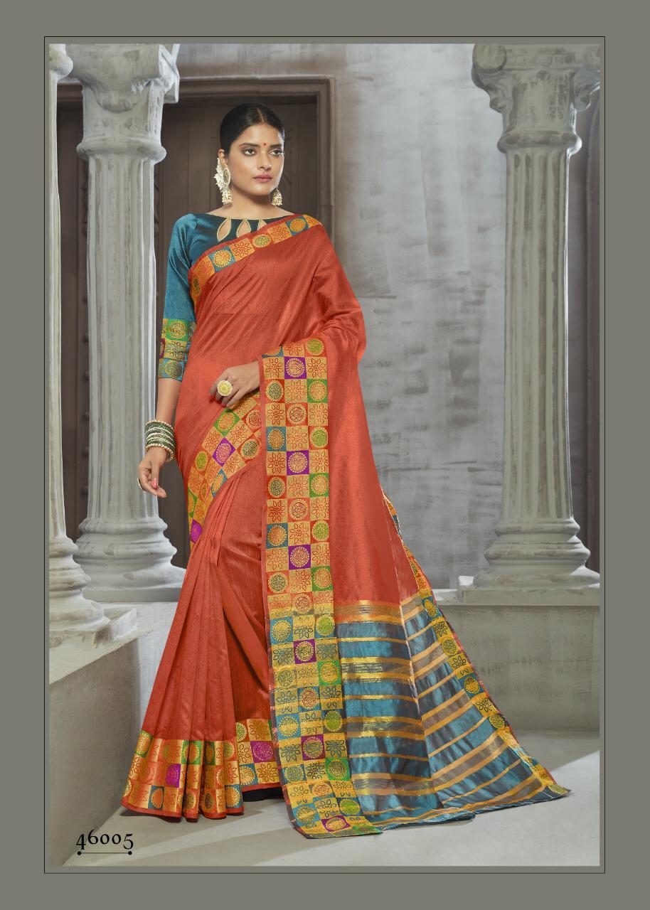 Arani Silk By Fashid Wholesale 46001 To 46012 Series Indian Traditional Wear Collection Beautiful Stylish Fancy Colorful Party Wear & Occasional Wear Chanderi Cotton Sarees At Wholesale Price