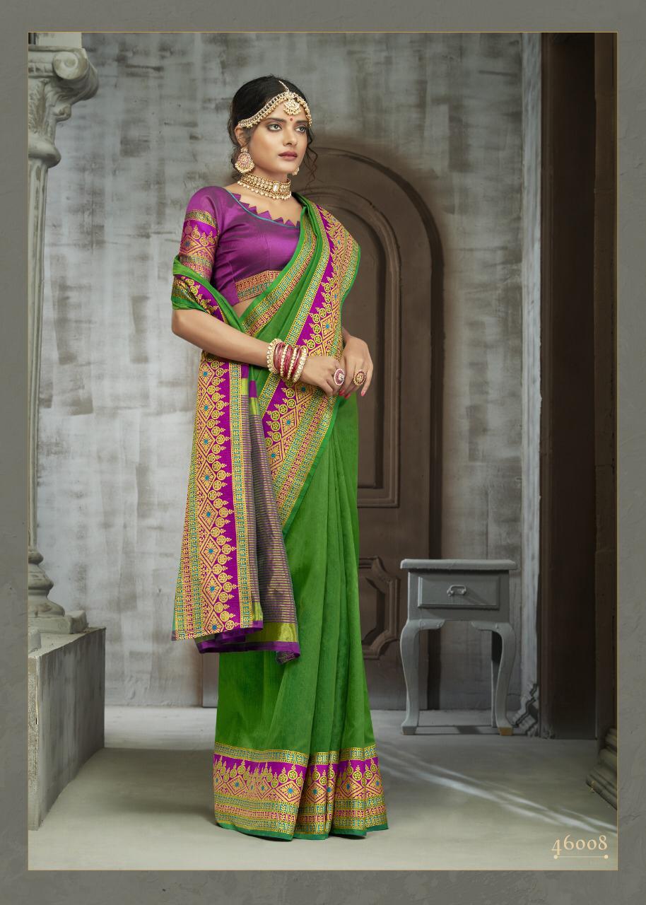 Arani Silk By Fashid Wholesale 46001 To 46012 Series Indian Traditional Wear Collection Beautiful Stylish Fancy Colorful Party Wear & Occasional Wear Chanderi Cotton Sarees At Wholesale Price