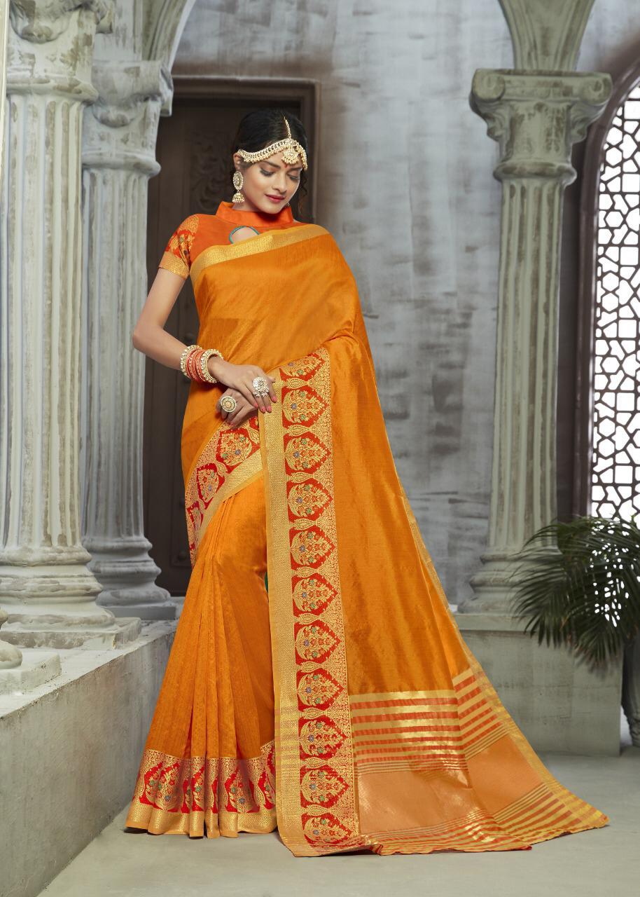 Arani Silk By Fashid Wholesale 46001 To 46012 Series Indian Traditional Wear Collection Beautiful Stylish Fancy Colorful Party Wear & Occasional Wear Chanderi Cotton Sarees At Wholesale Price