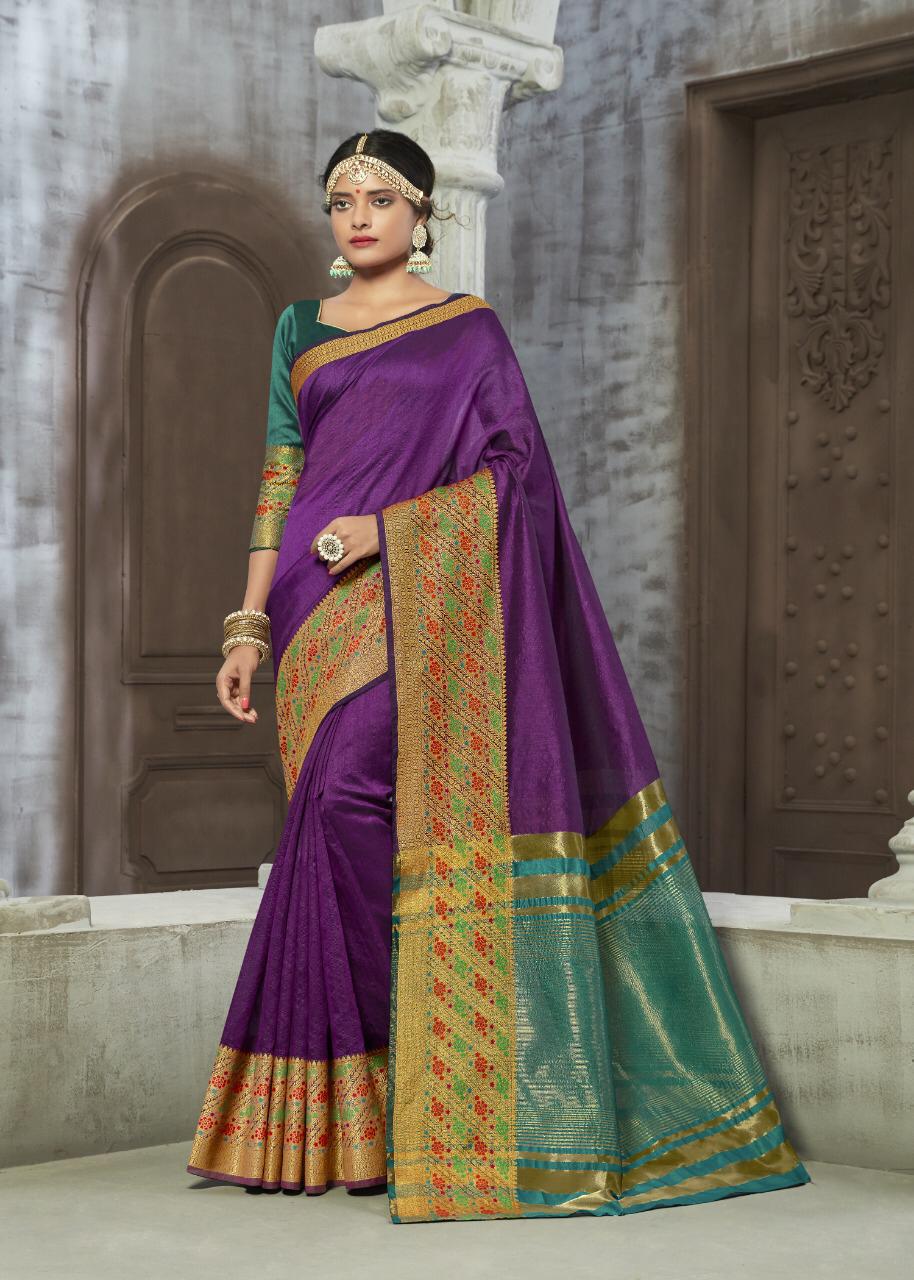 Arani Silk By Fashid Wholesale 46001 To 46012 Series Indian Traditional Wear Collection Beautiful Stylish Fancy Colorful Party Wear & Occasional Wear Chanderi Cotton Sarees At Wholesale Price