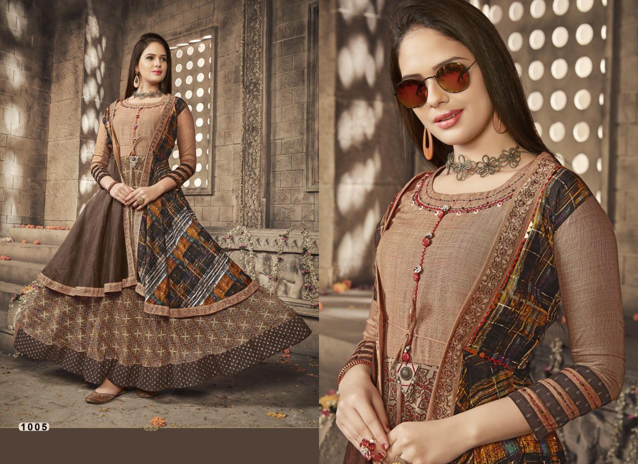 Ardhangini By Arion 1001 To 1005 Series Beautiful Stylish Colorful Fancy Party Wear & Ethnic Wear & Ready To Wear Rayon Printed Kurtis At Wholesale Price