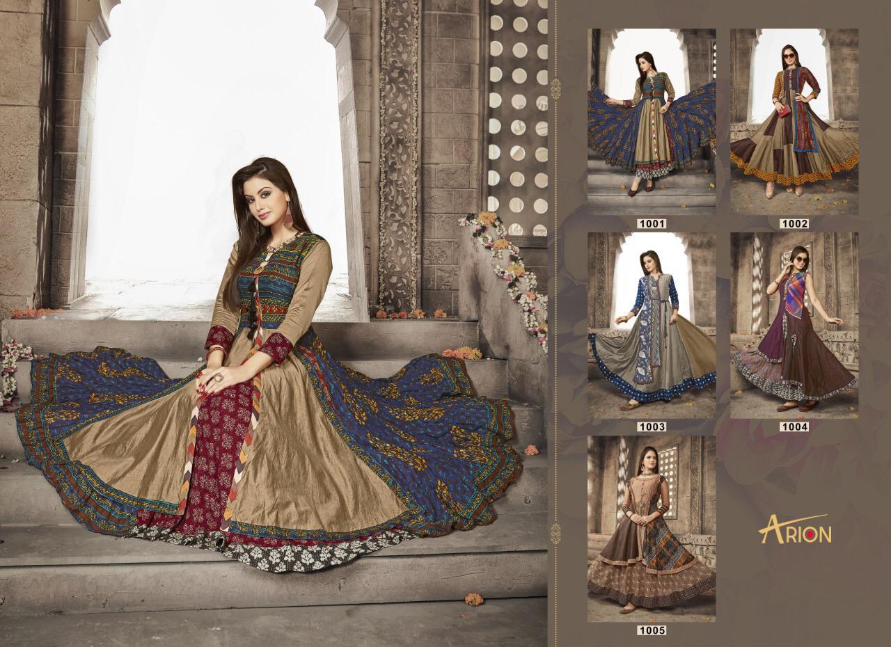 Ardhangini By Arion 1001 To 1005 Series Beautiful Stylish Colorful Fancy Party Wear & Ethnic Wear & Ready To Wear Rayon Printed Kurtis At Wholesale Price