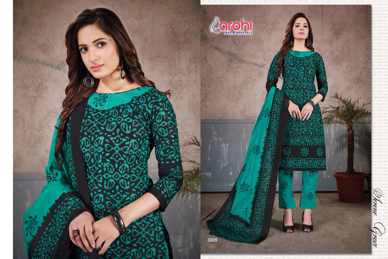 Arohi Vol-3 By Ganesha 3006 To 3015 Series Beautiful Pakistani Suits Stylish Fancy Colorful Party Wear & Ethnic Wear Pure Cotton Printed Dresses At Wholesale Price