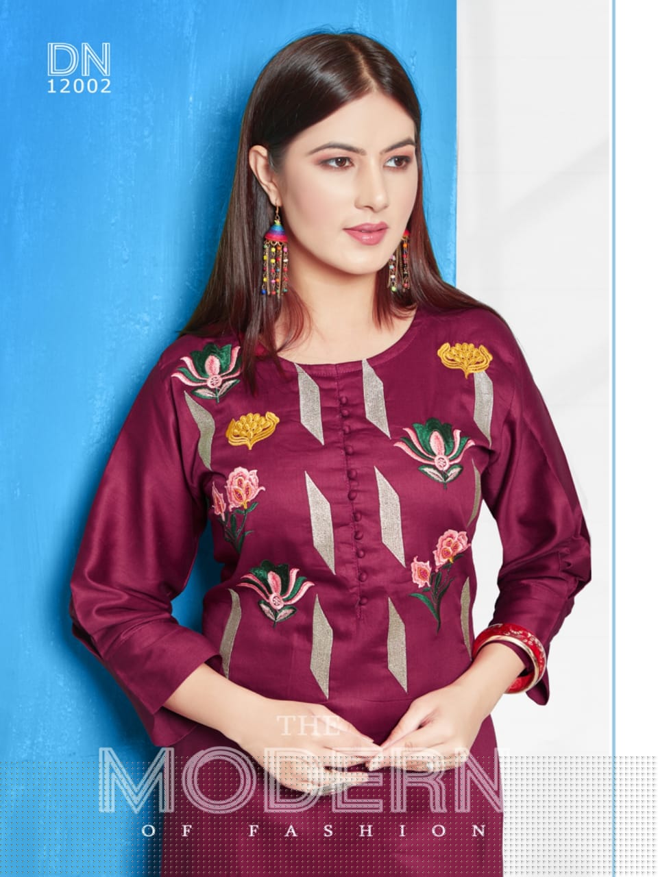 Arohi By Rooi Design 12001 To 12008 Series Beautiful Colorful Stylish Fancy Casual Wear & Ethnic Wear & Ready To Wear Premium Satin With Embroidery Work Kurtis At Wholesale Price