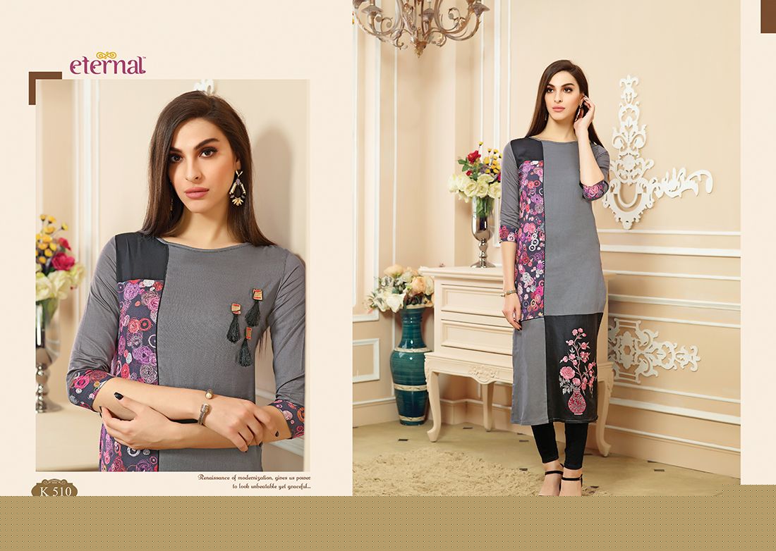 Artery Vol-2 By Eternal 503 To 514 Series Designer Beautiful Stylish Fancy Colorful Party Wear & Ethnic Wear Pure Cotton Embroidered Kurtis At Wholesale Price