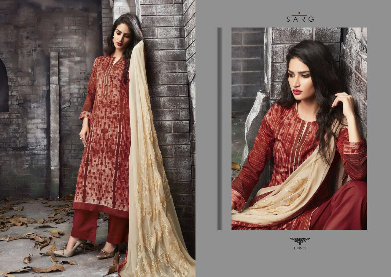 Arudra By Sarg 01 To 12 Series Designer Beautiful Fancy Colorful Stylish Wedding Wear Collection Party Wear & Occasional Wear Cotton Satin Lawn Digital Print Dresses At Wholesale Price