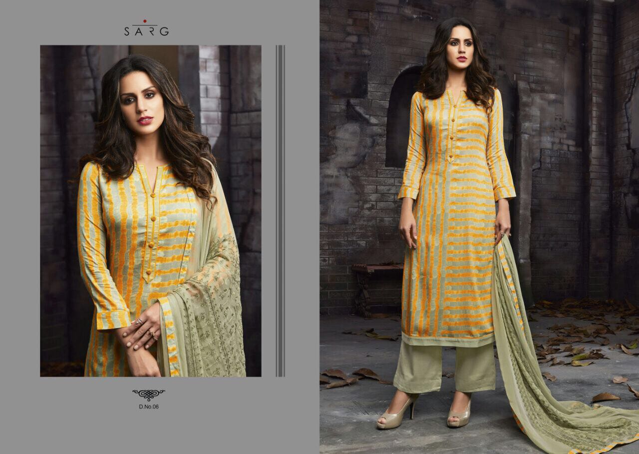 Arudra By Sarg 01 To 12 Series Designer Beautiful Fancy Colorful Stylish Wedding Wear Collection Party Wear & Occasional Wear Cotton Satin Lawn Digital Print Dresses At Wholesale Price