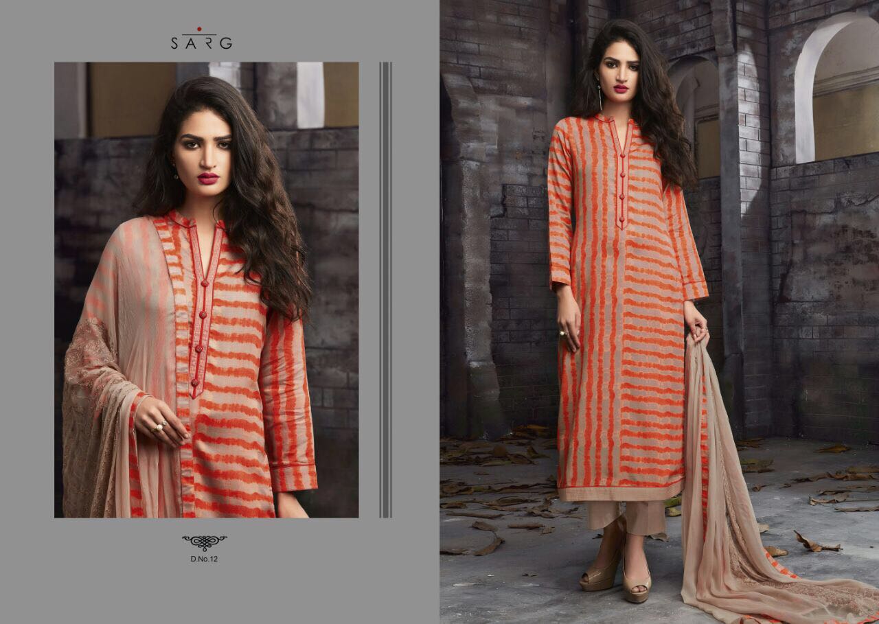 Arudra By Sarg 01 To 12 Series Designer Beautiful Fancy Colorful Stylish Wedding Wear Collection Party Wear & Occasional Wear Cotton Satin Lawn Digital Print Dresses At Wholesale Price