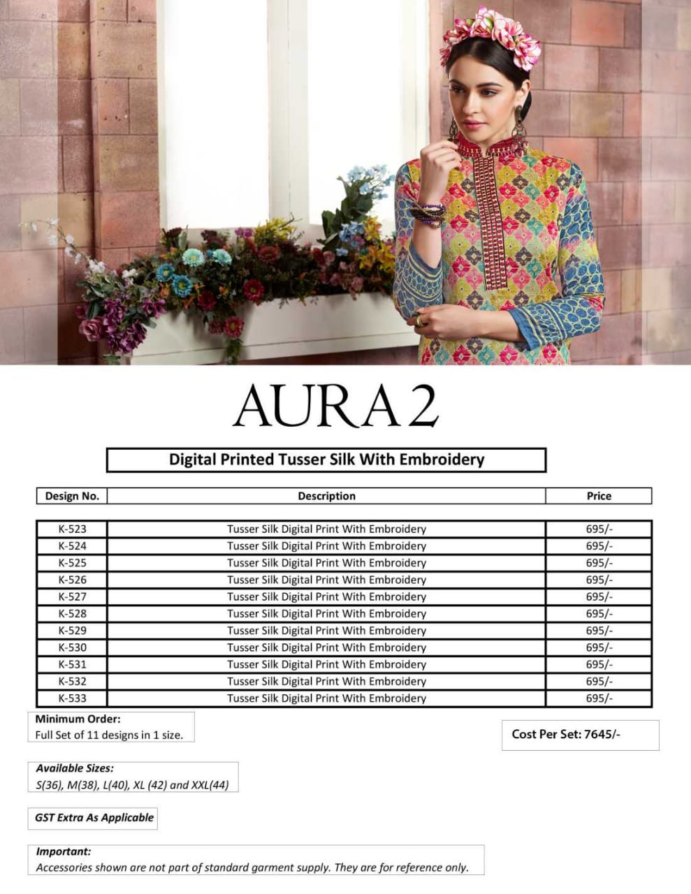 Aura Vol-2 By Eternal 523 To 533 Series Beautiful Stylish Fancy Colorful Casual Wear & Ethnic Wear & Ready To Wear Tusser Silk Kurtis At Wholesale Price