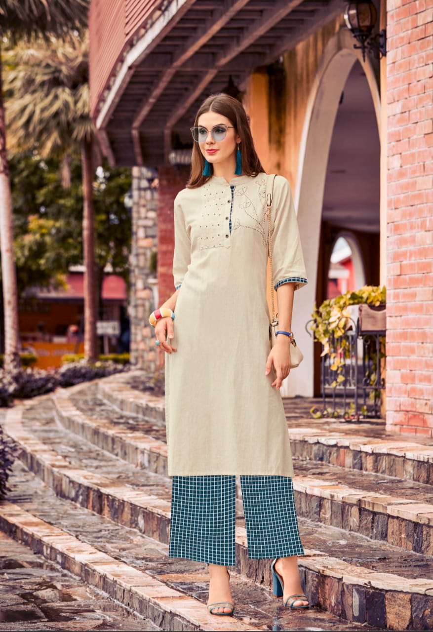 Aura By Geeta Tex 6052 To 6059 Series Beautiful Colorful Stylish Fancy Casual Wear & Ethnic Wear & Ready To Wear Rayon Kurtis At Wholesale Price