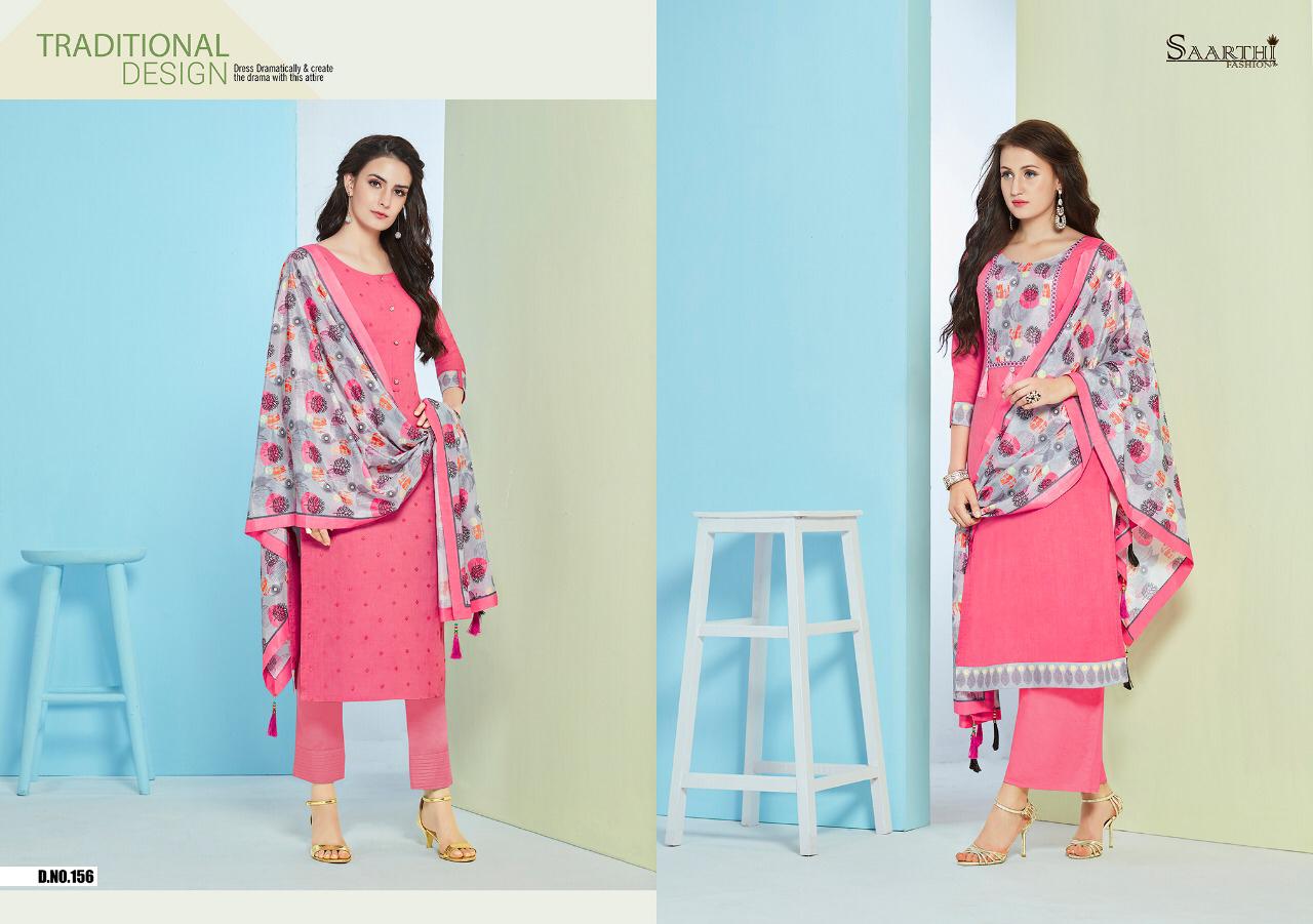Autograph By Saarthi Fashion 149 To 158 Series Beautiful Stylish Fancy Colorful Casual Wear & Ethnic Wear Pure Jam Silk Cotton Embroidered Dresses At Wholesale Price