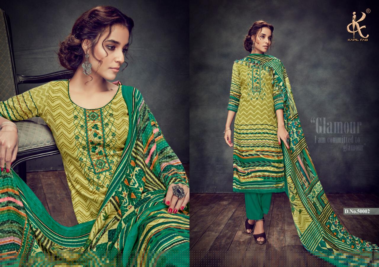 Avni By Kapil Fab 50001 To 50008 Series Beautiful Pashmina Suits Stylish Fancy Colorful Winter Wear & Ethnic Wear Pure Pashmina Embroidered Dresses At Wholesale Price