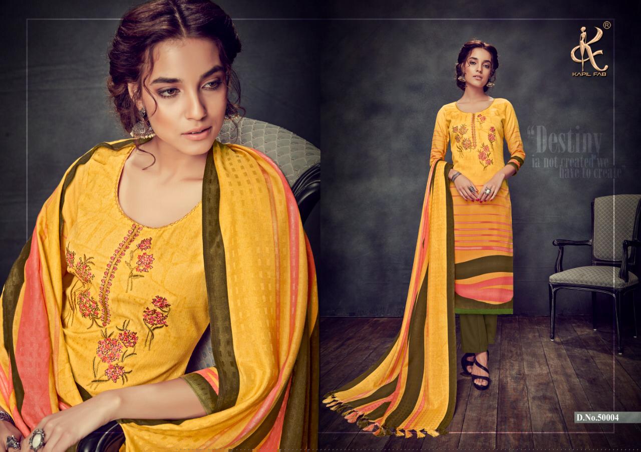 Avni By Kapil Fab 50001 To 50008 Series Beautiful Pashmina Suits Stylish Fancy Colorful Winter Wear & Ethnic Wear Pure Pashmina Embroidered Dresses At Wholesale Price