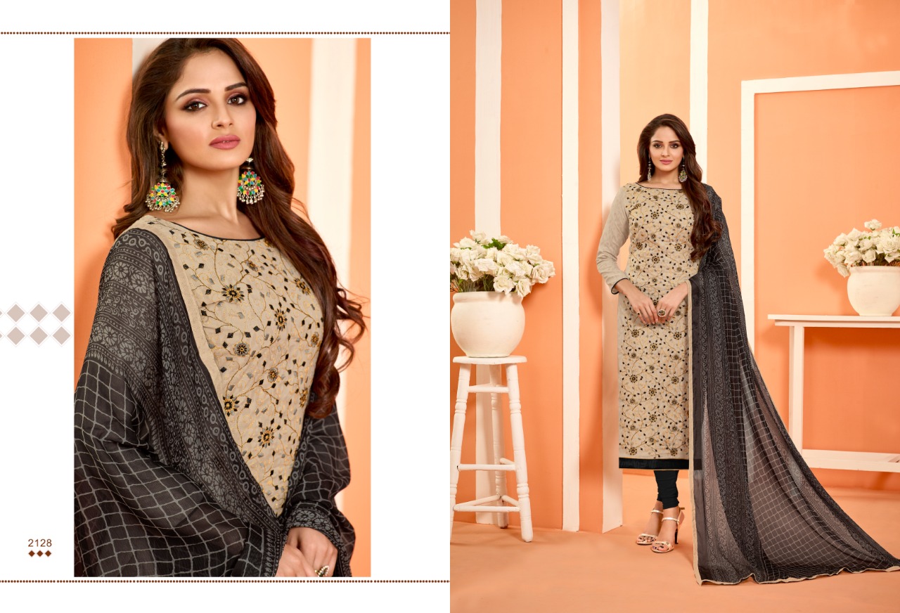 Baby Don Vol-21 By Ravi Creation 2017 To 2130 Series Beautiful Suits Stylish Fancy Colorful Casual Wear & Ethnic Wear Jacquard Printed Dresses At Wholesale Price